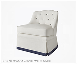 Fine Furniture Brentwood Chair With Skirt
