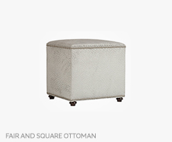 Fine Furniture Fair And Square Ottoman