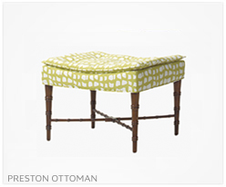 Fine Furniture Preston Ottoman and Bench
