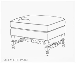 Fine Furniture Salem Ottoman