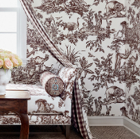 Cover photo for collection Toile Wallpaper