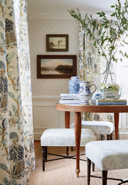 With a Nod to Early European Style, Thibaut Launches the Chestnut Hill Collection