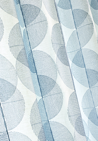 Thibaut Design Cyclone Embroidery in Aura