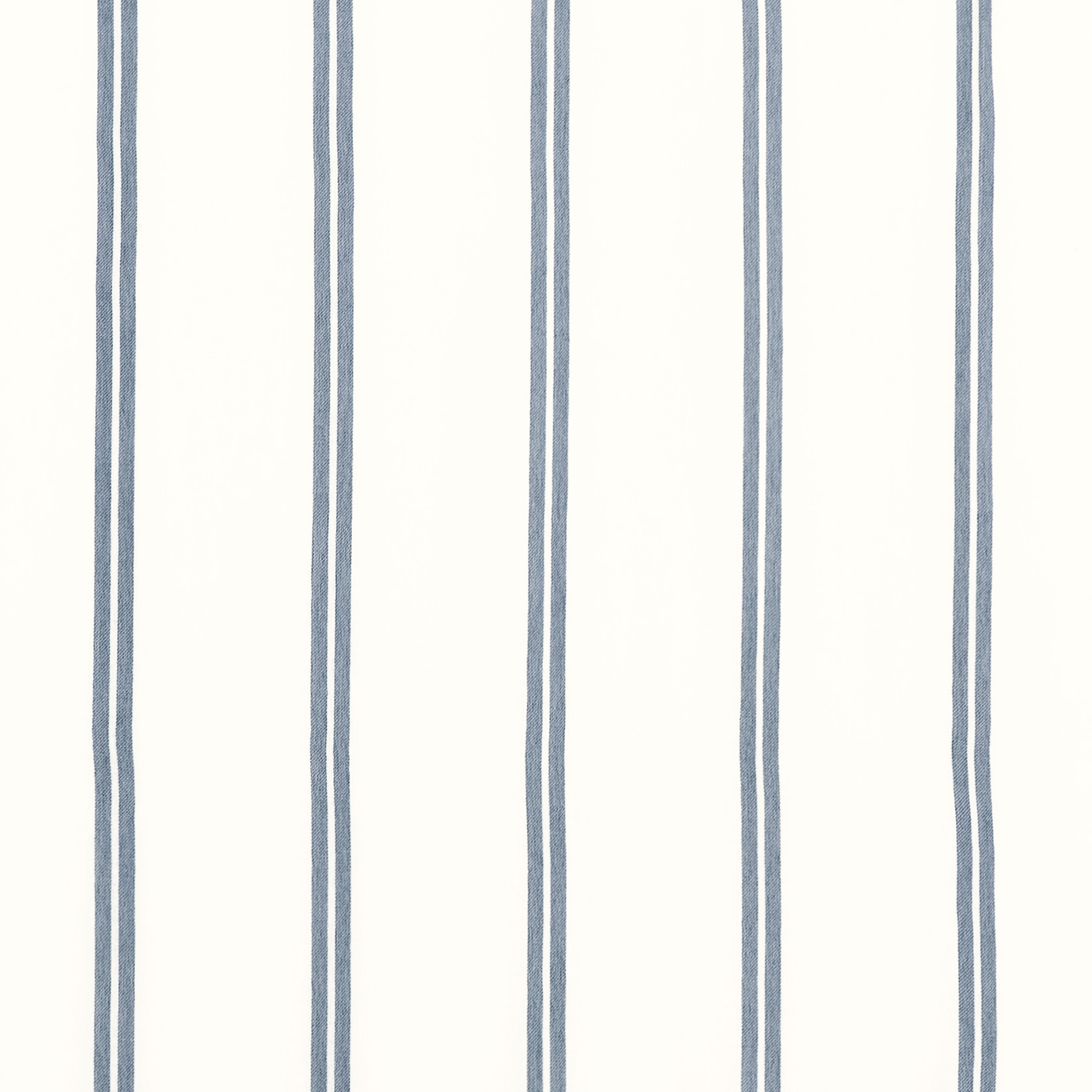 FWW81749 TANDEM STRIPE Wide Width Fabrics Oxford Blue from the Thibaut 2024  Outdoor Drapery collection