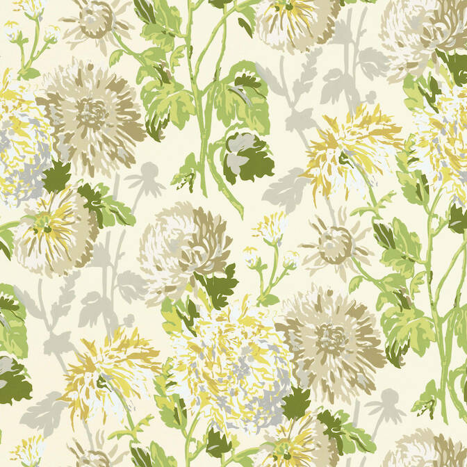 Richmond F94130, Yellow from LONGWOOD, Beige, Collection and Thibaut