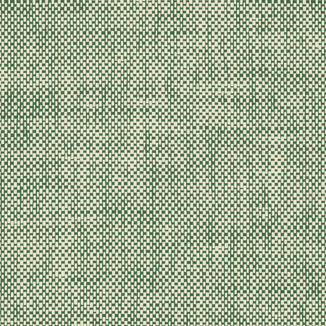 WICKER WEAVE, Emerald Green, T72821, Collection Grasscloth